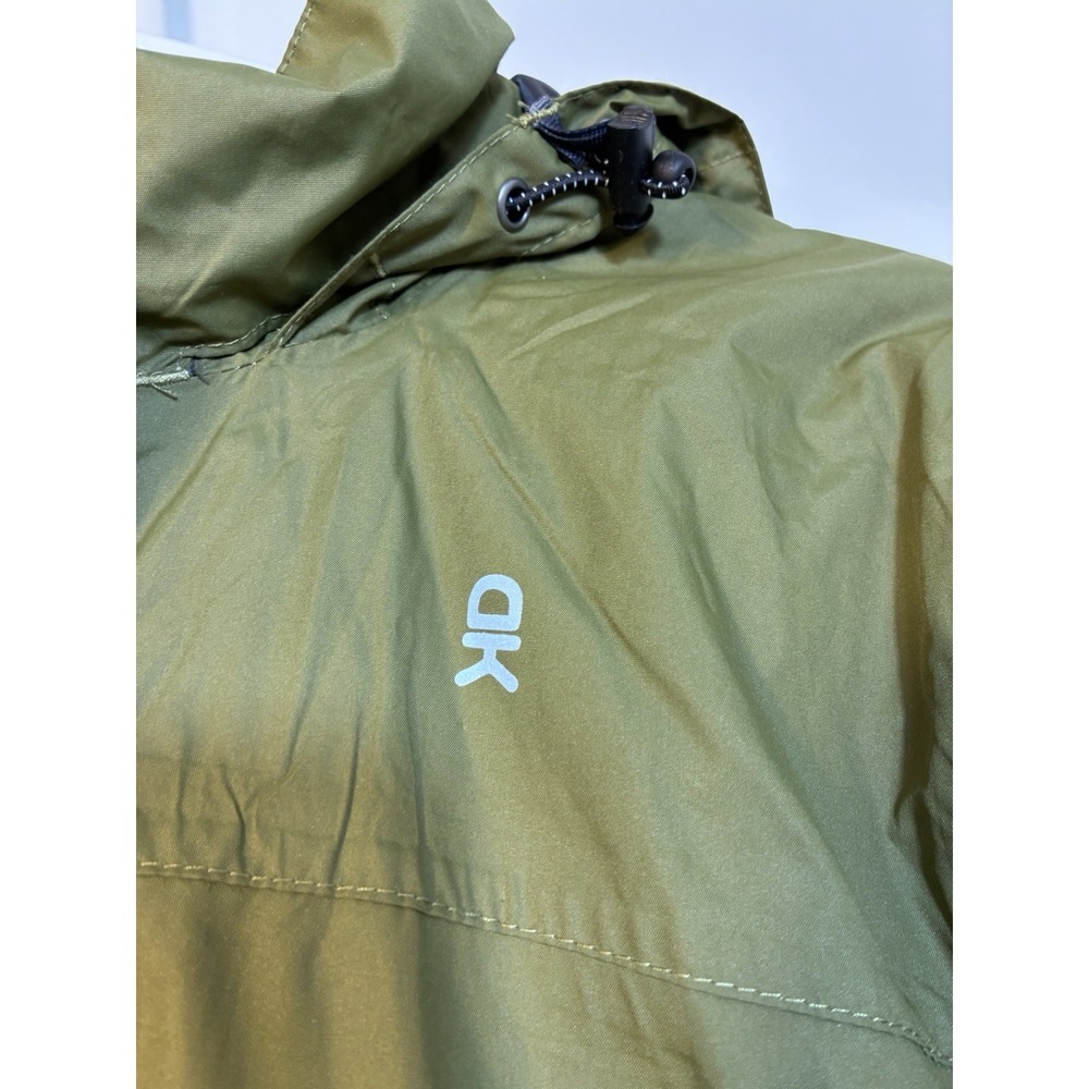 Little Donkey Andy Jacket Mens M Waterproof Outdoor Green Windbreaker Hooded - Picture 3 of 7